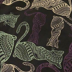 Geometric cat maxi skirt // LLR